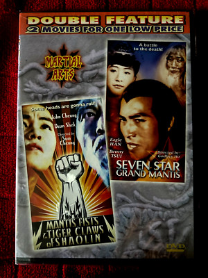 Mantis Fists & Tiger Claws of Shaolin / Seven Star Grand Mantis  (DVD 2005 NEW)