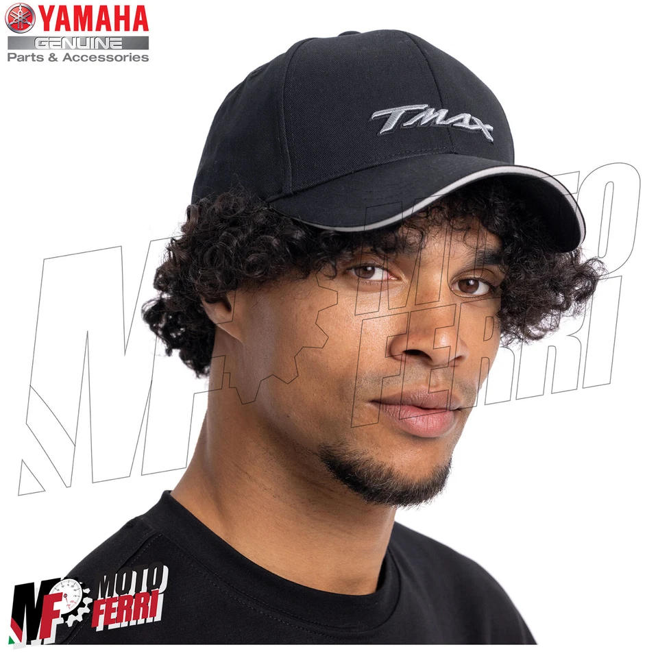 MF8155 Casquette TMax Originale Yamaha Racing Noir / Gris - Photo 2/4