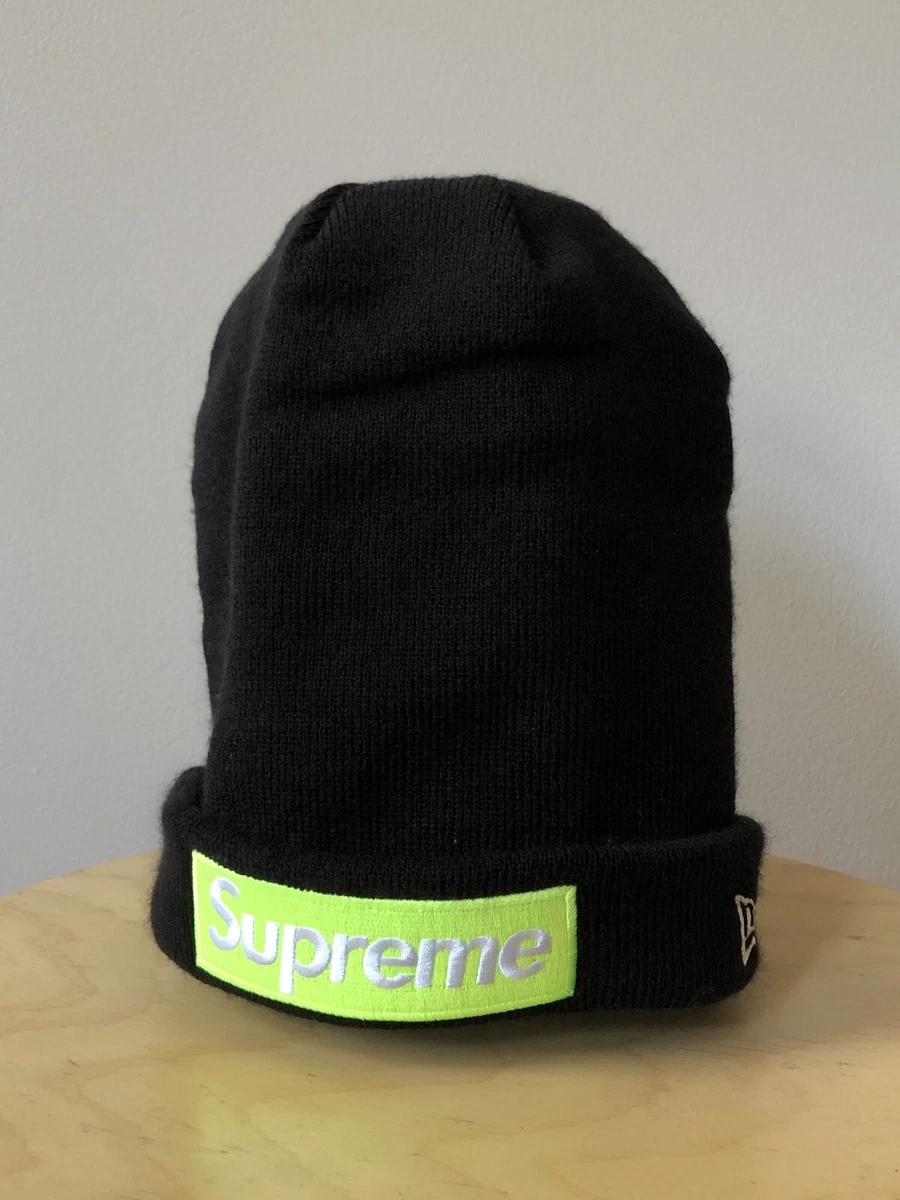 Supreme x New Era Box Logo Beanie - Green