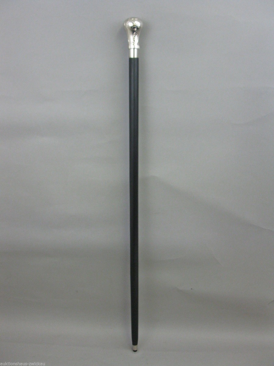 Bastone Antico Stile Inglese Bastone Da Passeggio Vittoriano Con Pomolo In Ottone A Testa Di Cane - Stile Vintage E Legno Pregiato Testa Cane Bastone Vintage - Foto 11