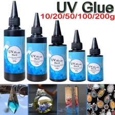 Hard UV Resin Glue Clear Crystal DIY Handmade Epoxy Crafts Casting Jewelry Mold