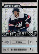 2023-24 Upper Deck Credentials #173 Vincent Iorio RC 016/799