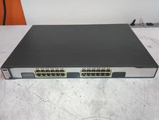 Cisco Catalyst 3750 WS-C3750G-24T-E 24-Port Ethernet Network Switch