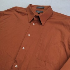 Croft And Barrow Long Sleeve Button Up Dress Shirt Men's 2XL