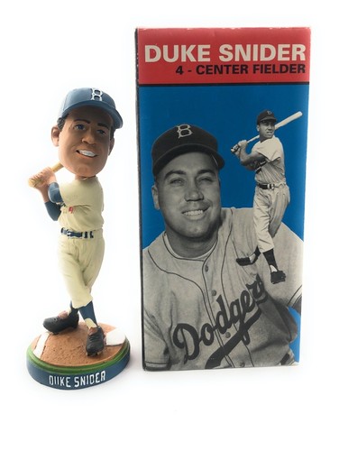 Duke Snider Los Angeles/Brooklyn Dodgers Stadium Giveaway SGA Bobblehead 2011 - Imagen 4 de 4