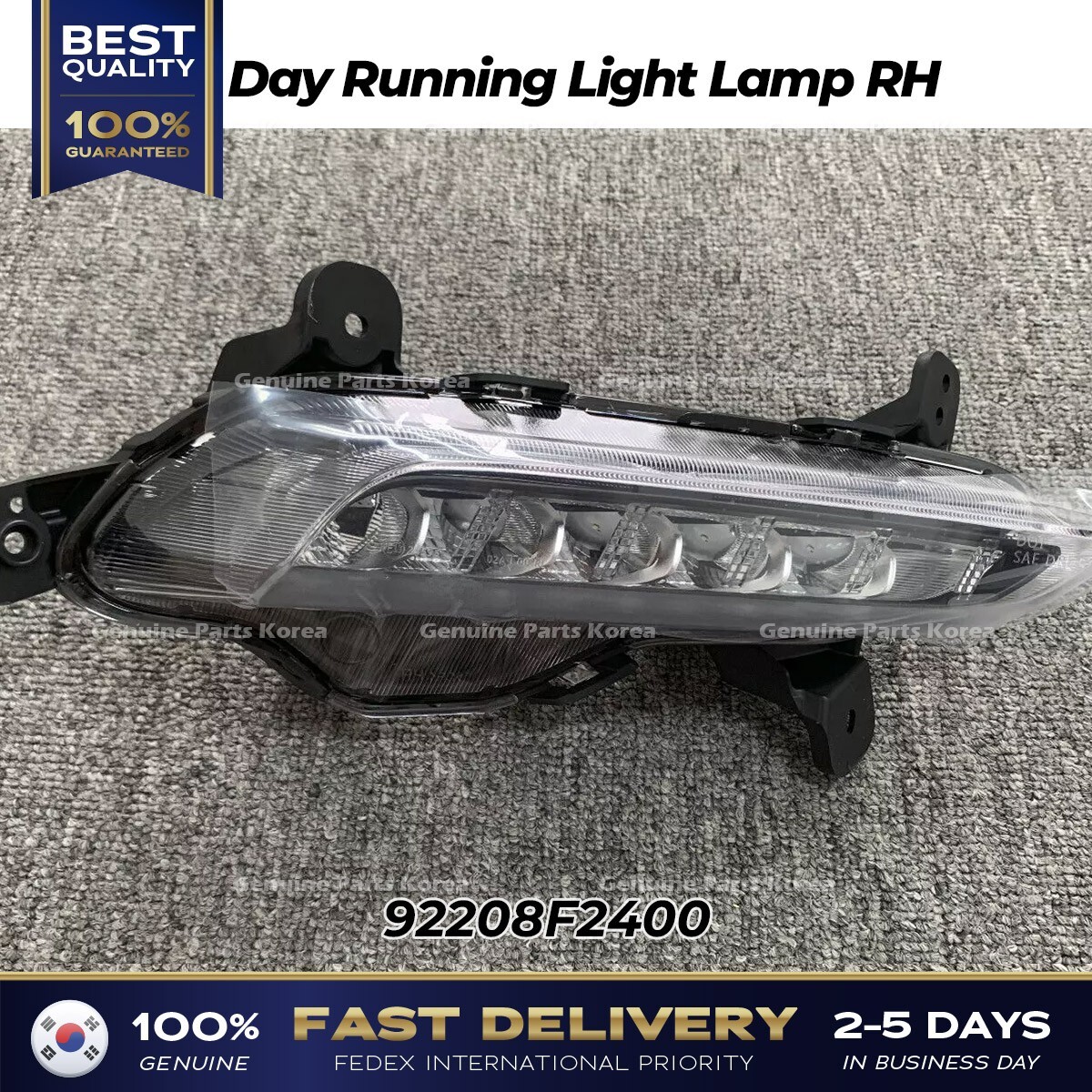 ⭐Genuine⭐ Day Running Light Lamp RH 92208F2400 for Hyundai