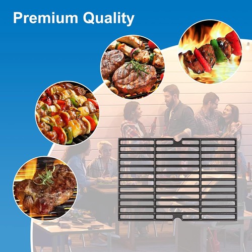 Grill Cooking Grates Grid 2-Pack Cast Iron Replacement 15.5" For Dyna Glo BBQ - Picture 8 of 9