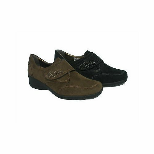 SCARPE DONNA NATURE WELL MOCASSINI STRAP 60085-2 NERO CAFFE' CON SCONTO 20%  | eBay