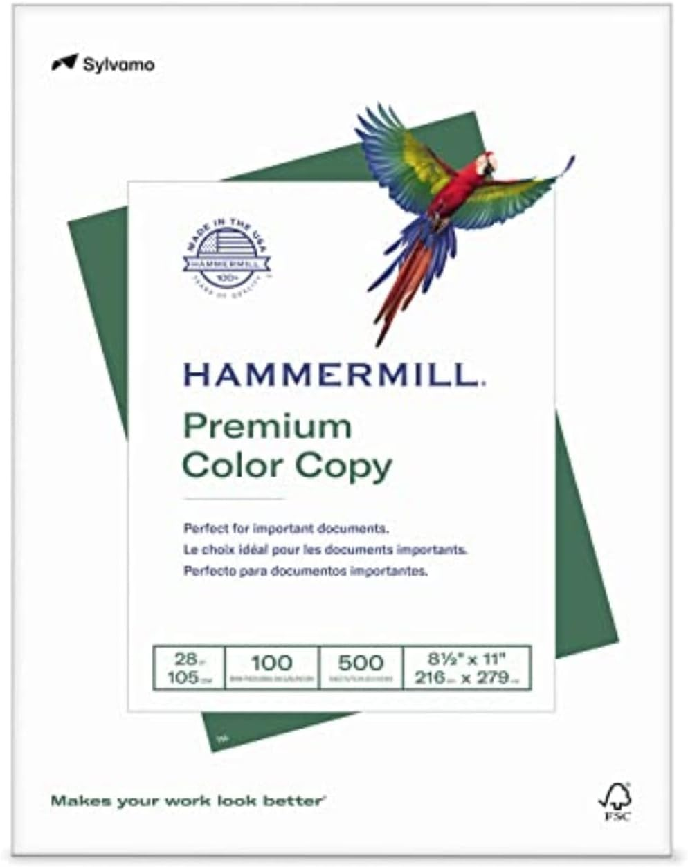 Printer Paper, Premium Color 28 Lb Copy Paper, 8.5 X 11 - 1 Ream (500 Sheets)-image