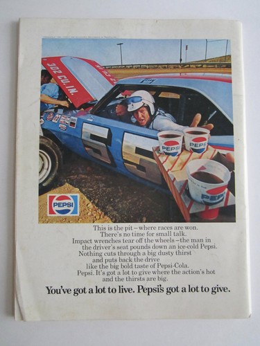 1973 14TH ANNUAL NATIONAL 500 CAR RACING SOUVENIR PROGRAM MAGAZINE - BOX BPR-2 - Picture 3 of 3
