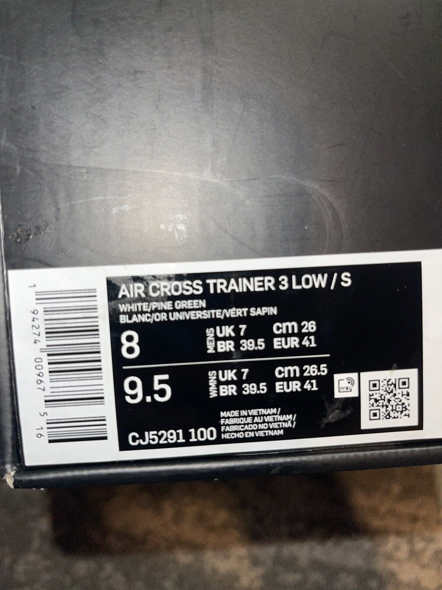 Brand New Supreme x Nike Air Cross Trainer 3 Low White Green Brand New Supreme x Nike Air Cross Trainer 3 Low White Green