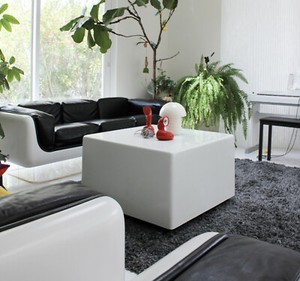 Mid-Century-Modern-Space-Age-Aarnio-Panton-Era-WHITE-Steelcase-Sintoform-Table