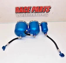 Roush Spun Alum 3 tank brake fluid reservoirs BMRS L/W lines AP race  061725-2