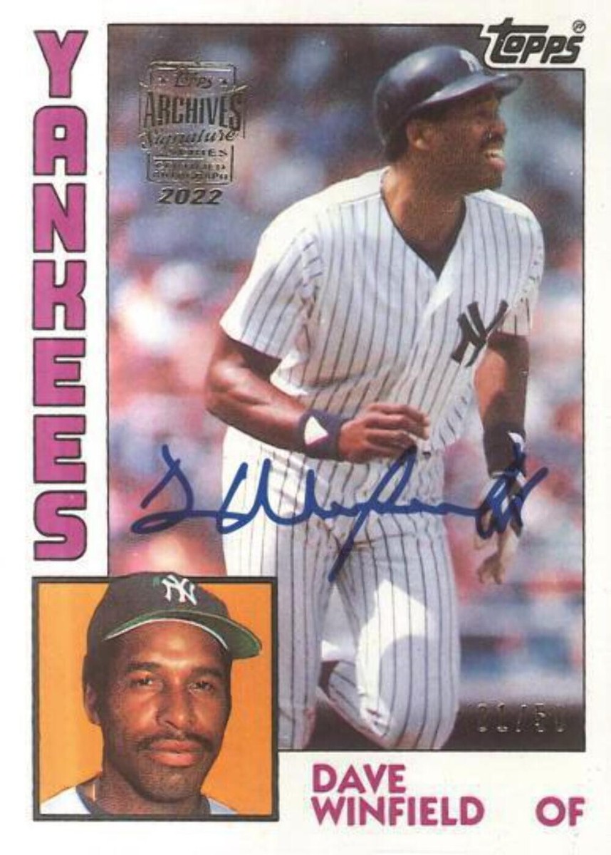 2022 Topps Archives Signature Series Baseball Retired Player ED 