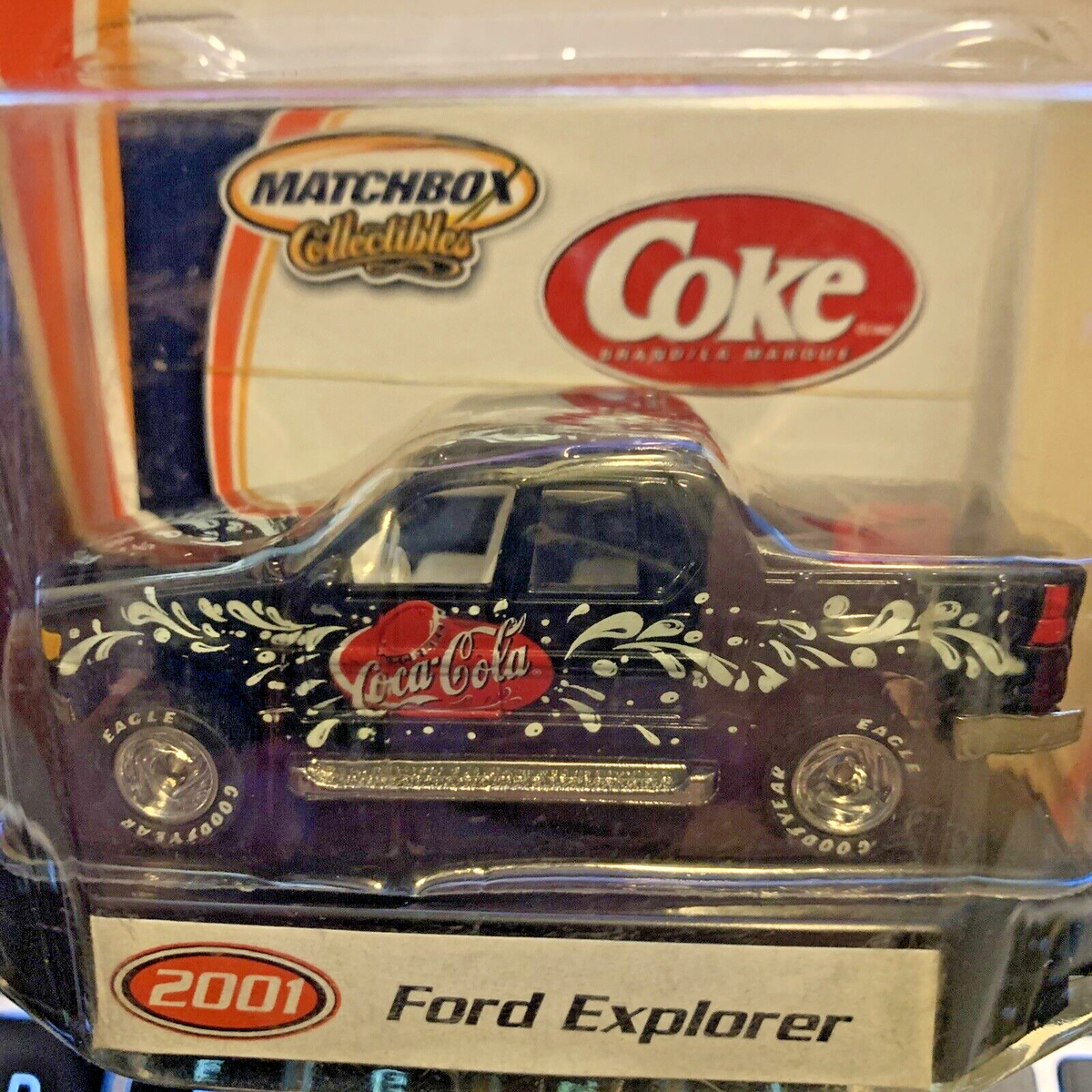 Matchbox Coca-Cola 2001 '01 Ford Explorer SUV Pickup Truck Black