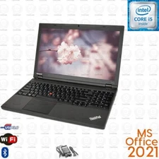 LENOVO THINKPAD T450P LAPTOP INTEL Core i5 8GB 500GB SSD WINDOWS 10 Office 2021