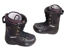 32 Thirtytwo Exus Mens Black Snowboard Boots Thirty Two Size US 8 SEE THE LIGHT