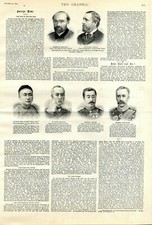 Captain Tang "Chih Yuen" Gen.Oshima Gen.Keisuke Gen.Kawakami Portrait von 1894
