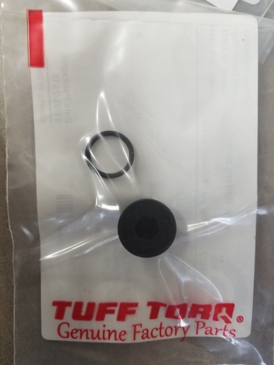 New Genuine OEM Tuff Torq K664 Transmission Hydro Oil Cap Kit