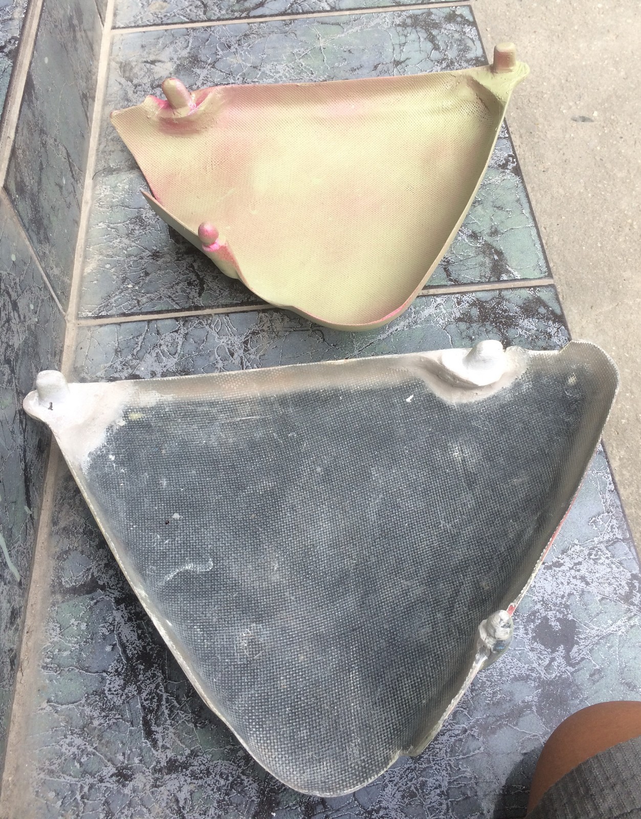 HONDA SL100 SL125 XL100 COVER LEFT & RIGHT SIDE Unpainted new