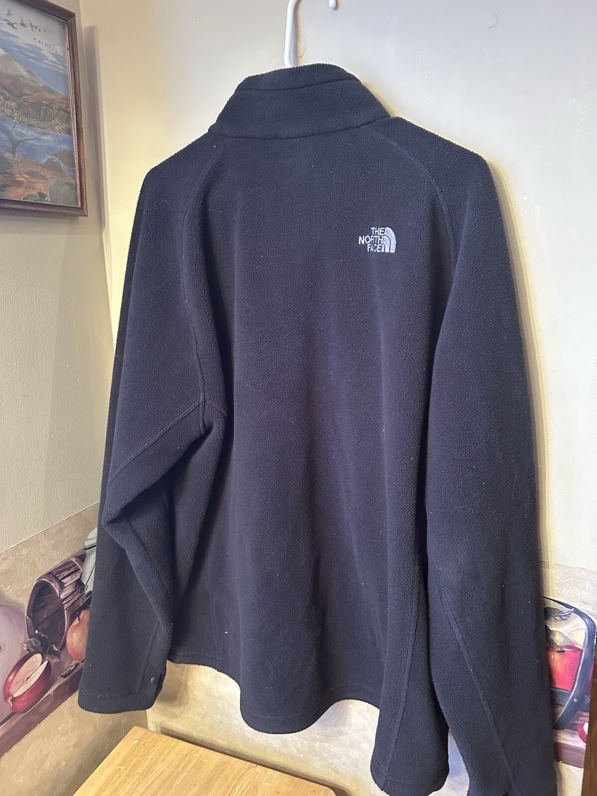 The North Face Jacket Mens XL Black Polartec Camping,Hiking Full Zip Logo Fleece thumbnail 6