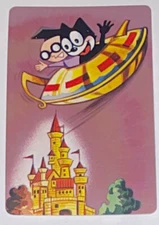AN58 Playing Swap Cards 1 1960's Japanese Nintendo Felix The Cat 3/4 Size