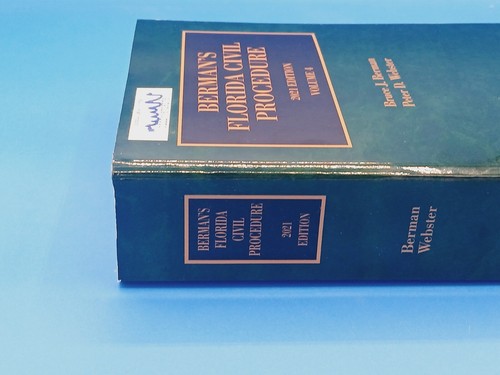 Berman's Florida Civil Procedure 2021 Edition Volume 4, Bruce & Peter.. - Imagen 3 de 15