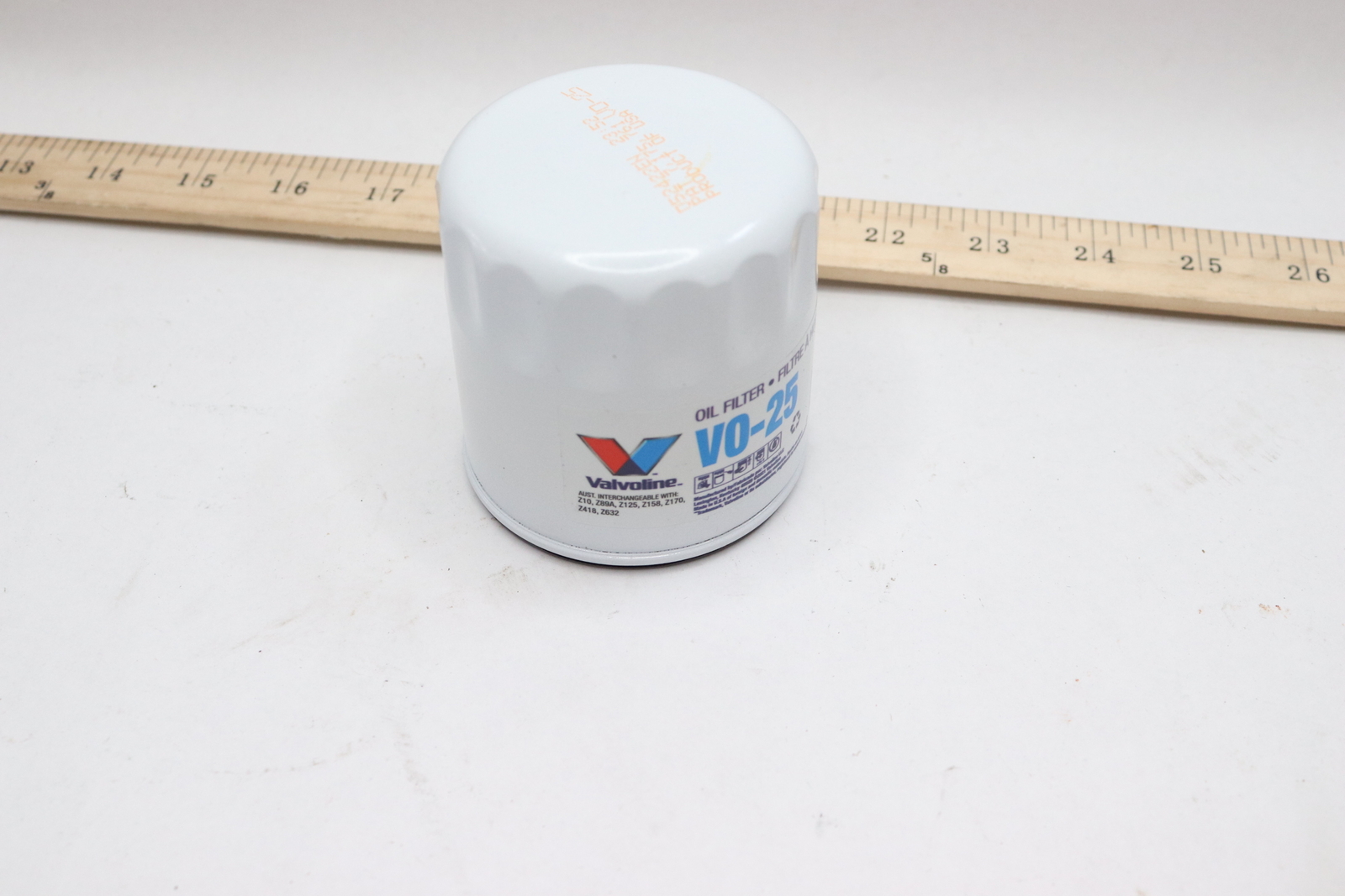 VALVOLINE VO25 cross reference oil filters
