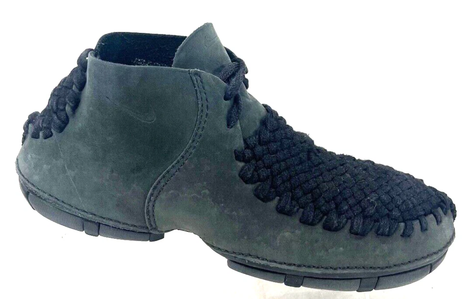 Nike считается редкая черный сплетенный на шнуровке загрузки кроссовок туфли мужские ЕС 45 США 12 - Изображение 2 из 4