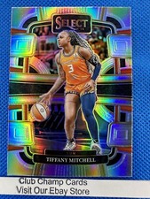 2024 #44 Tiffany Mitchell Panini WNBA Select Concourse Silver Prizm Sun