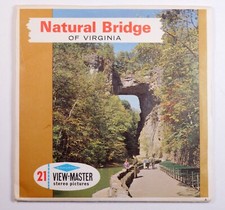 View Master Natural Bridge of Virginia 3 reel packet A828 -GE3