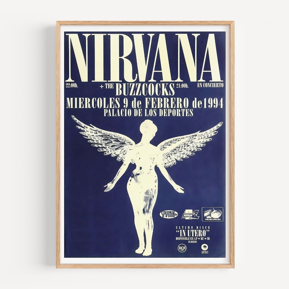 Nirvana Retro Vintage Concert Heavy Metal Band Poster Print | eBay