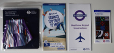 Elizabeth Line Covering  London Underground 2024 Tube Map  Savings Leaflet  etc.