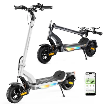 1000W Electric Scooter Adults 38Miles Long Range 28MPH Fast E-Scooter Foldable - Image 1 of 4
