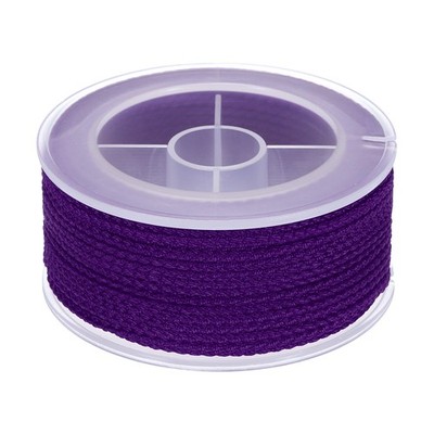 Nylon Thread Twine Beading Cord, 52ft Bracelets String Cord Rope, Dark Purple