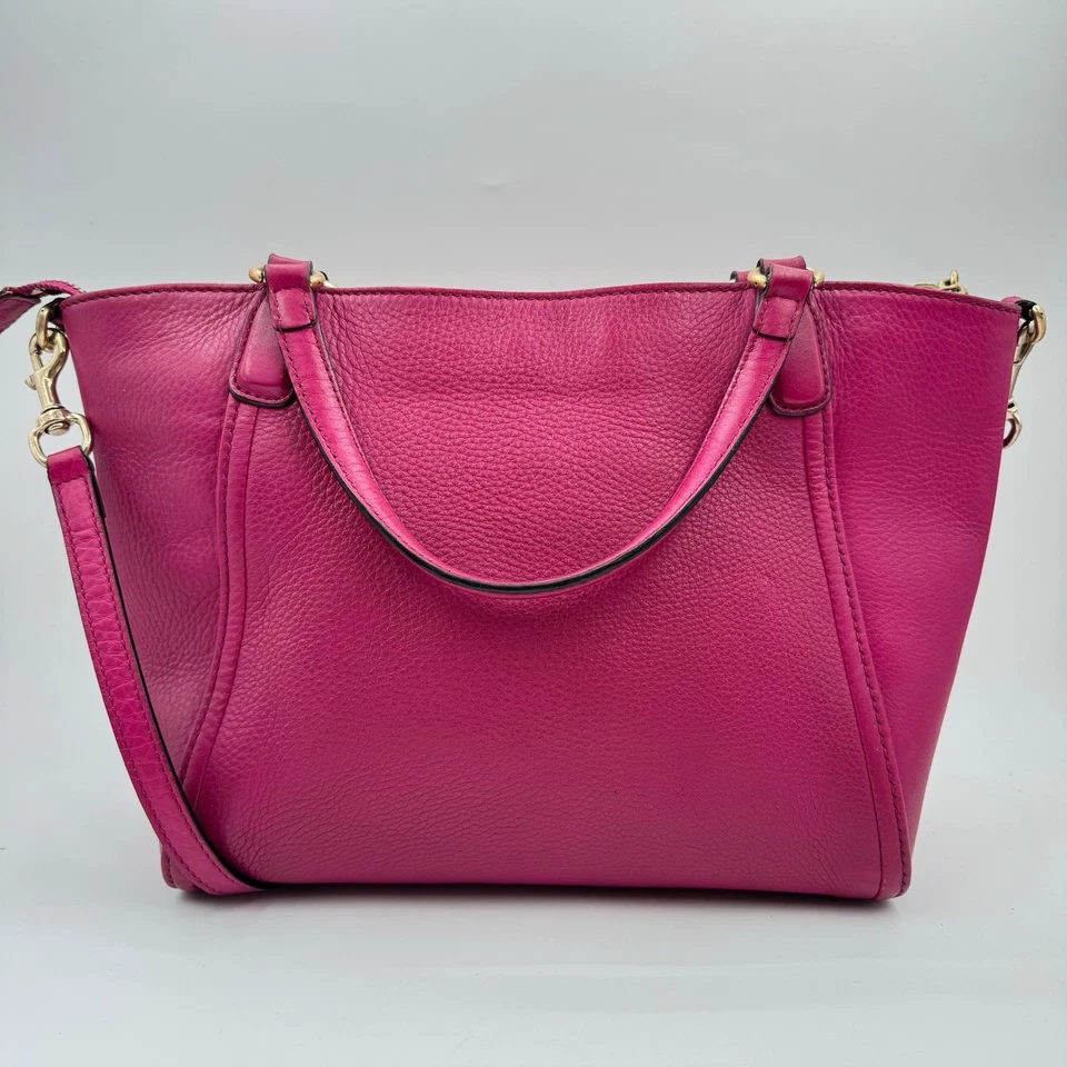 Authentic GUCCI Soho Pink Handbag Crossbody Shoulder Bag Marmont Fringe Tassel - Image 2 of 4