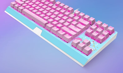 Razer x Sanrio Hello Kitty Blackwidow TKL Mechanical + Mouse Combo