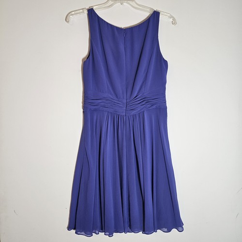 Lauren Ralph Lauren Kleid Damen 12 Ärmellos Plissee Chiffon Cocktail Formell - Bild 7 von 14