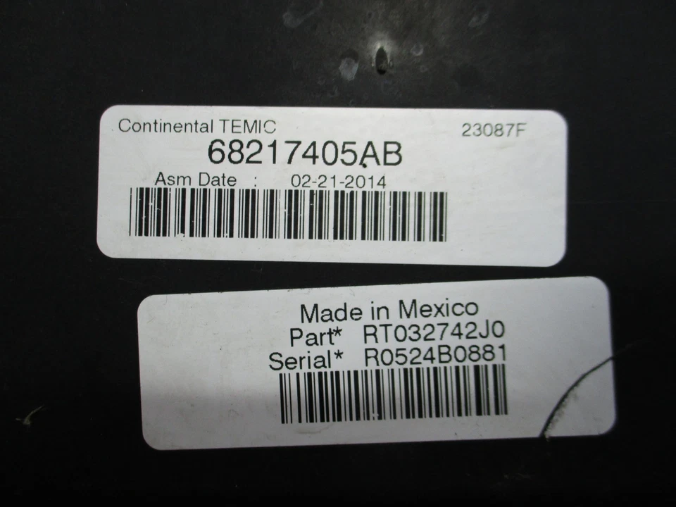 2014 Town Country Dodge Caravan Totally Integrated Power Module TIPM 68217405AB - Image 2 of 4