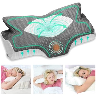 Orthopädisches Memory Foam Kissen Seitenschläfer Kopfkissen Nackenschmerzen