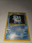 1999 Pokemon BLASTOISE Base Set HOLO Foil Rare Unlimited Edition Card 2/102 WotC