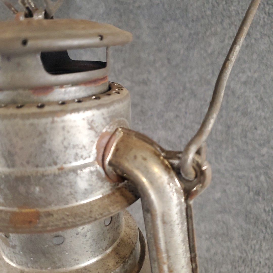 Feuerhand Baby 275 Vintage Kerosene Lantern West German With Suprax Glass Globe 