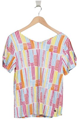 VIA APPIA DUE T-Shirt Damen Shirt Kurzärmliges Oberteil Gr. XL Mehrf... #wtuni5o