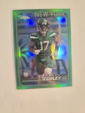 2024 Topps Chrome Malachi Corley RC Rookie #224 Green Refractor SP #/99 🔥 Jets