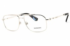 BURBERRY BE1391-1005-56 Eyeglasses Frame Size 56mm 15mm 145mm SILVER Men 805626