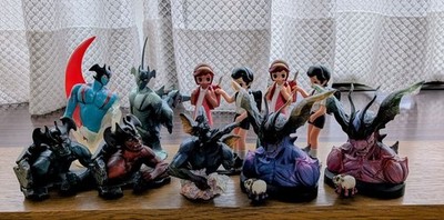 Devilman Art Collection 11 Figure Set Nearly New Collectible Rare Edition