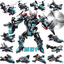 Robot Toys for Kids Building Set, 520 PCS App  Remote Control Robotics Kit,