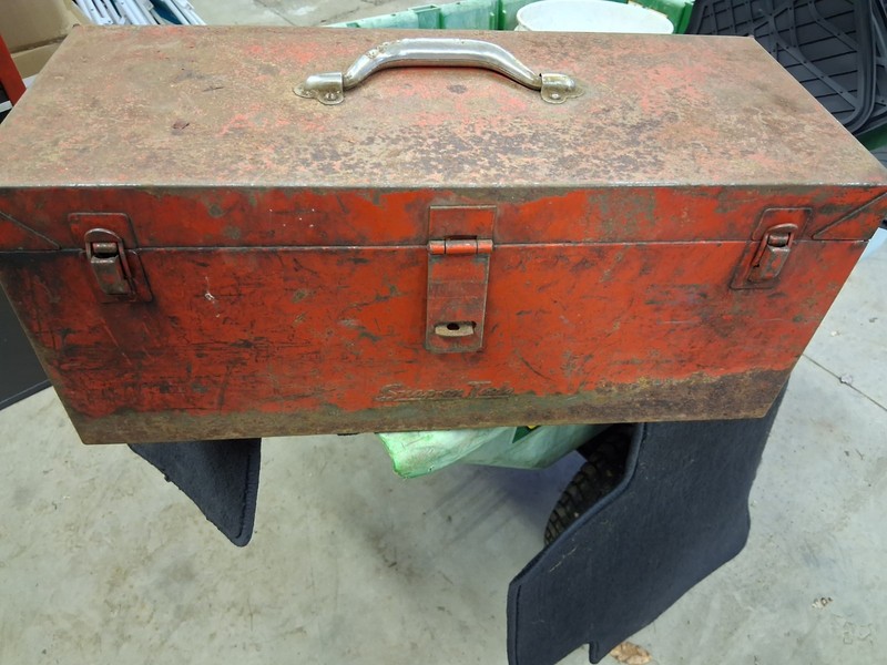 Vintage Snap-on Heavy Duty KRA-25A Tool Box W/tray KTA-3A