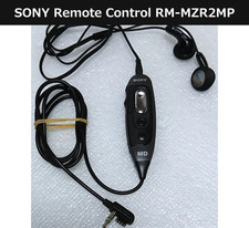 SONY MD Walkman Remote Control RM-MZR2MP Earphones MDR-E741 Portable Audio Used