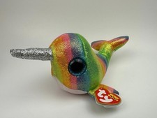 Ty Beanie Boo  Nori  the Narwhal 6 inch 